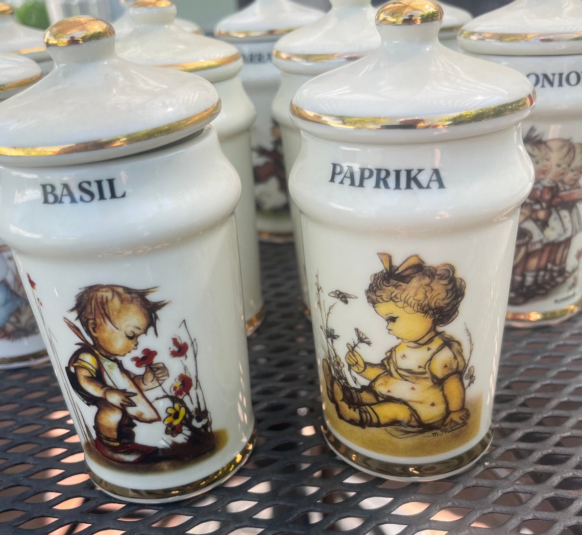 MJ Hummel spice jars vintage Hummel VG condition Etsy