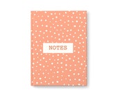 Peach Polka Dot Journal