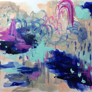 Original, Abstract, Acrylic Painting