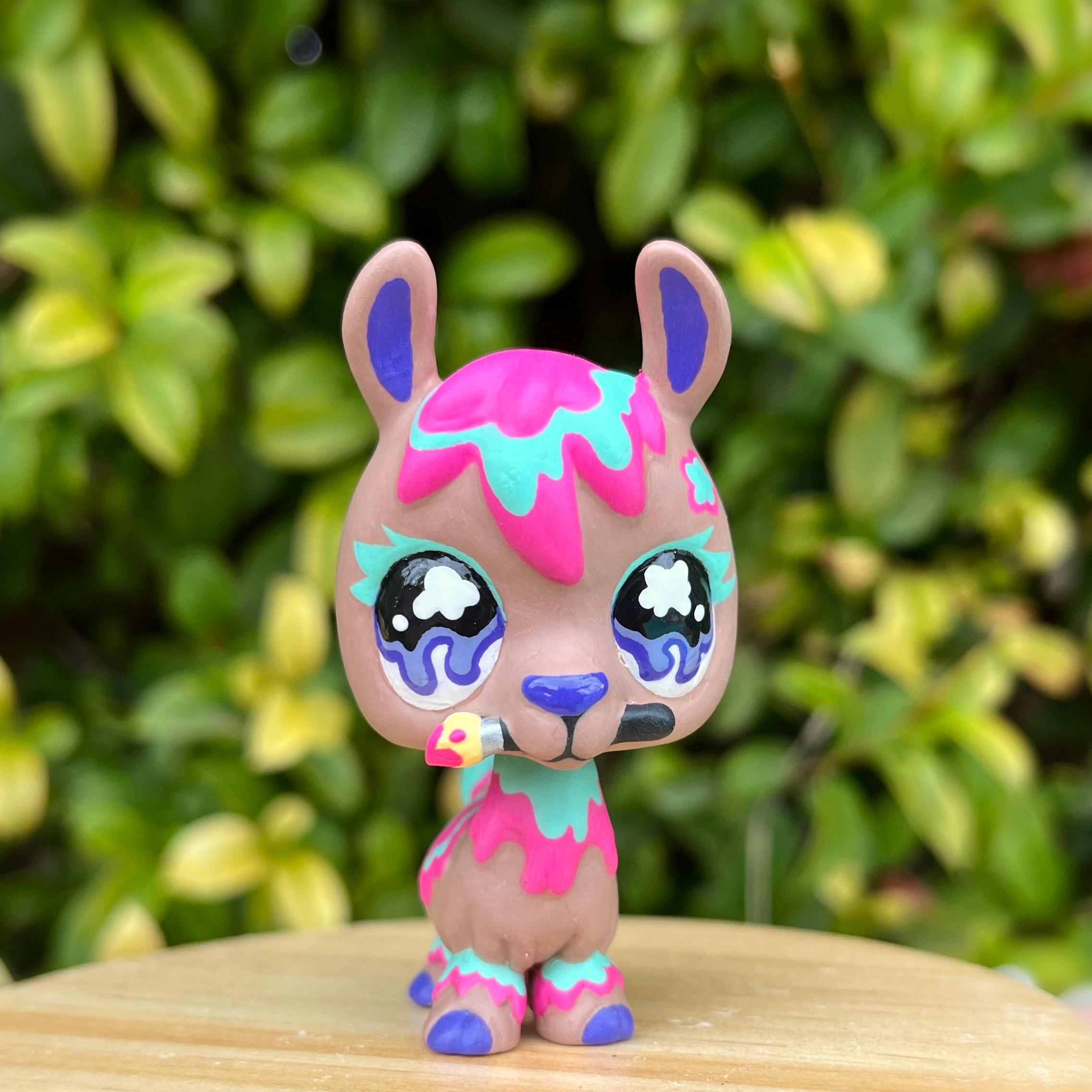 Littlest Pet Shop (LPS) Custom: Artistic Alpaca (repaint) (sculpture ...