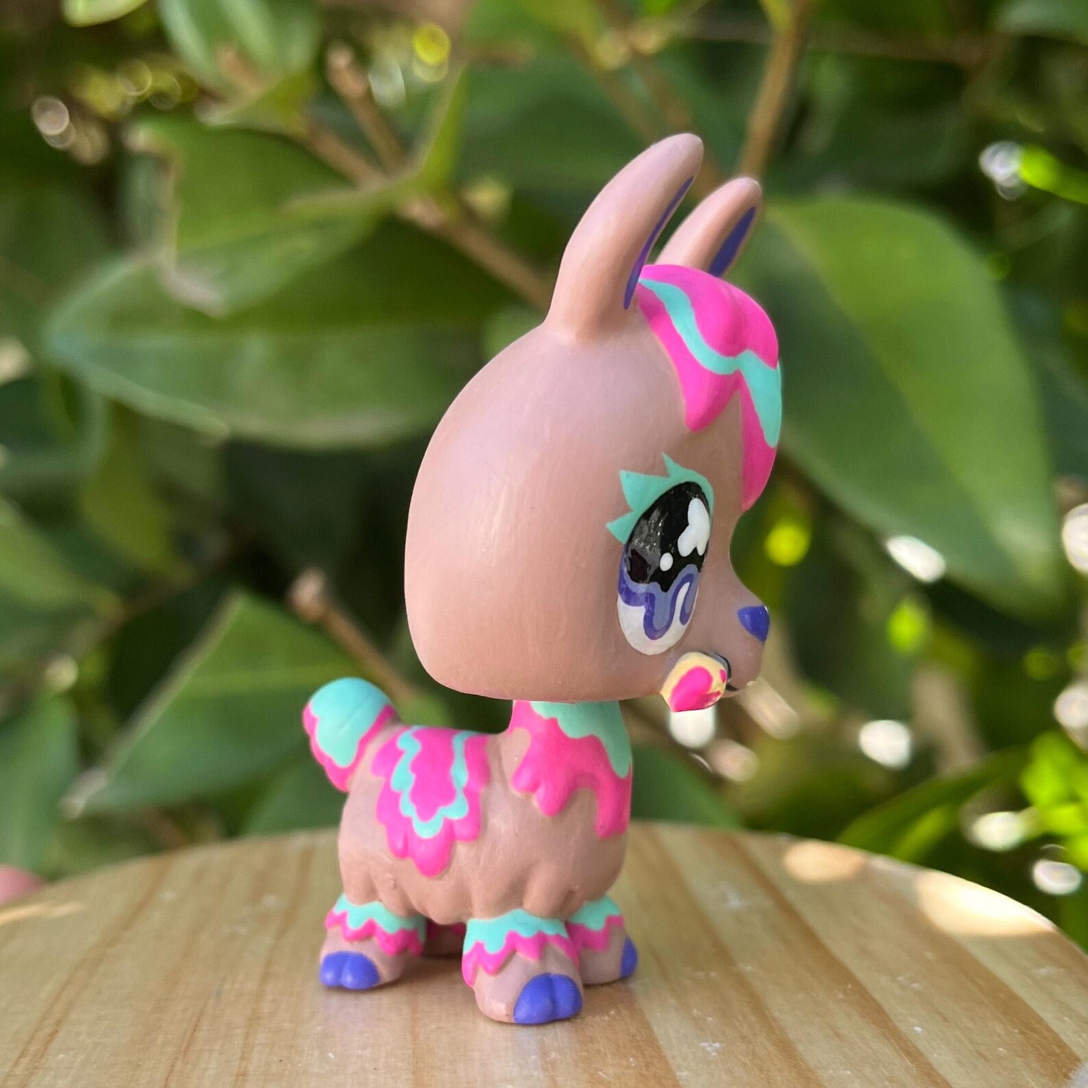 Littlest Pet Shop (LPS) Custom: Artistic Alpaca (repaint) (sculpture ...