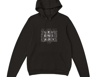 Legendary NYC Hoodie: Unisex Pullover, New York City Apparel
