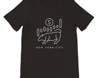 Wall Street Bull Graphic Tee: New York City Pride Unisex T-Shirt