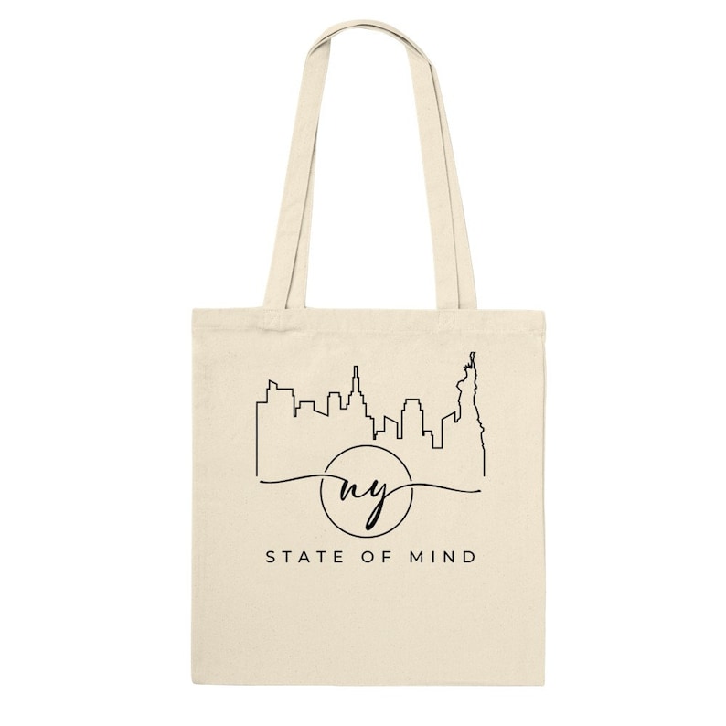 NYC Skyline Canvas Tote Bag