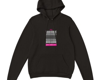 Be Positive Hoodie, hoodies for gifts,  NYC Vibe Hoodie, Nice hoodies for her, Premium Unisex Pullover Hoodie