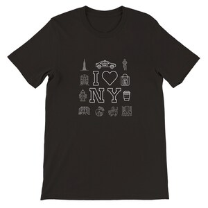 Typographie Graphique Du Tee-shirt New York City Pour T-shirt Imprimé