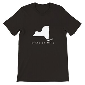 NY State of Mind, NY T-Shirts, Geschenk NYC T-Shirt, New York Souvenir, Street Art Fashion, Premium Unisex Crewneck T-Shirt