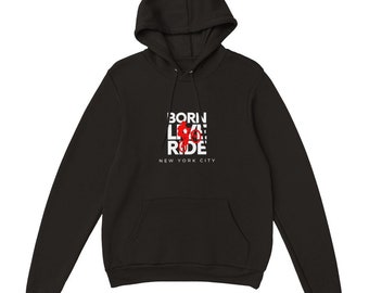 love Ride bicycle, Felpa con cappuccio pullover unisex premium NYCPremium