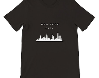 NYC Skyline T-Shirt: New York Souvenir, Unisex Street Art Fashion