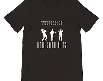 T-shirt con performance underground di New York: moda urban art