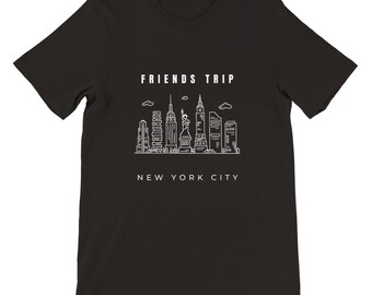 NYC Skyline T-Shirt: Urban Street Art Fashion, New York Souvenir