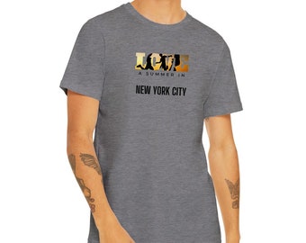 NYC Summer Graphic Tee – Unisex Combed Cotton T-Shirt