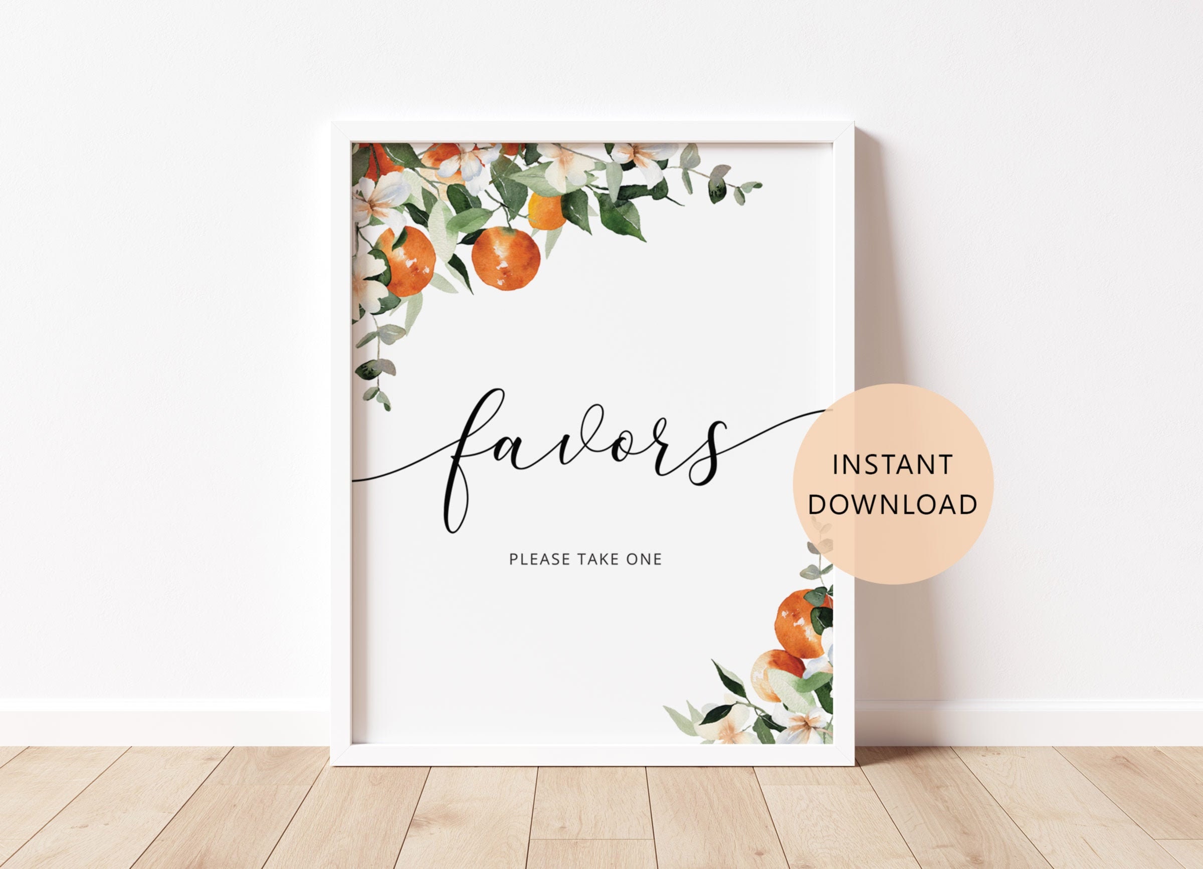 favors-please-take-one-sign-orange-baby-shower-favors-sign-little