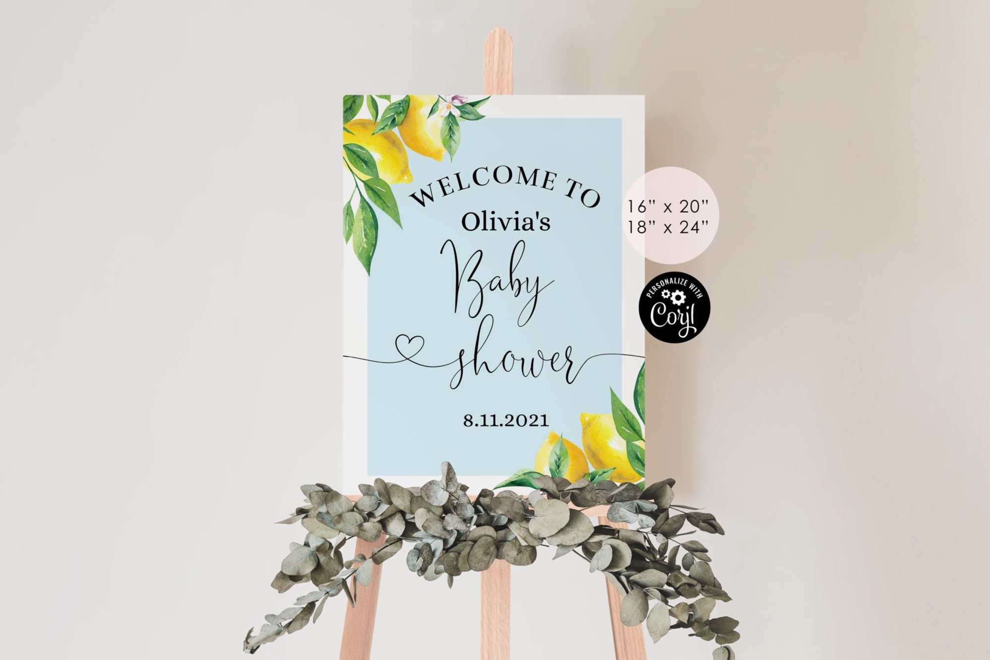 Blue Lemon Baby Shower Welcome Sign Boy Lemon Theme Baby Shower blue-lemon-baby-shower-welcome-sign-boy-lemon-theme-baby-shower