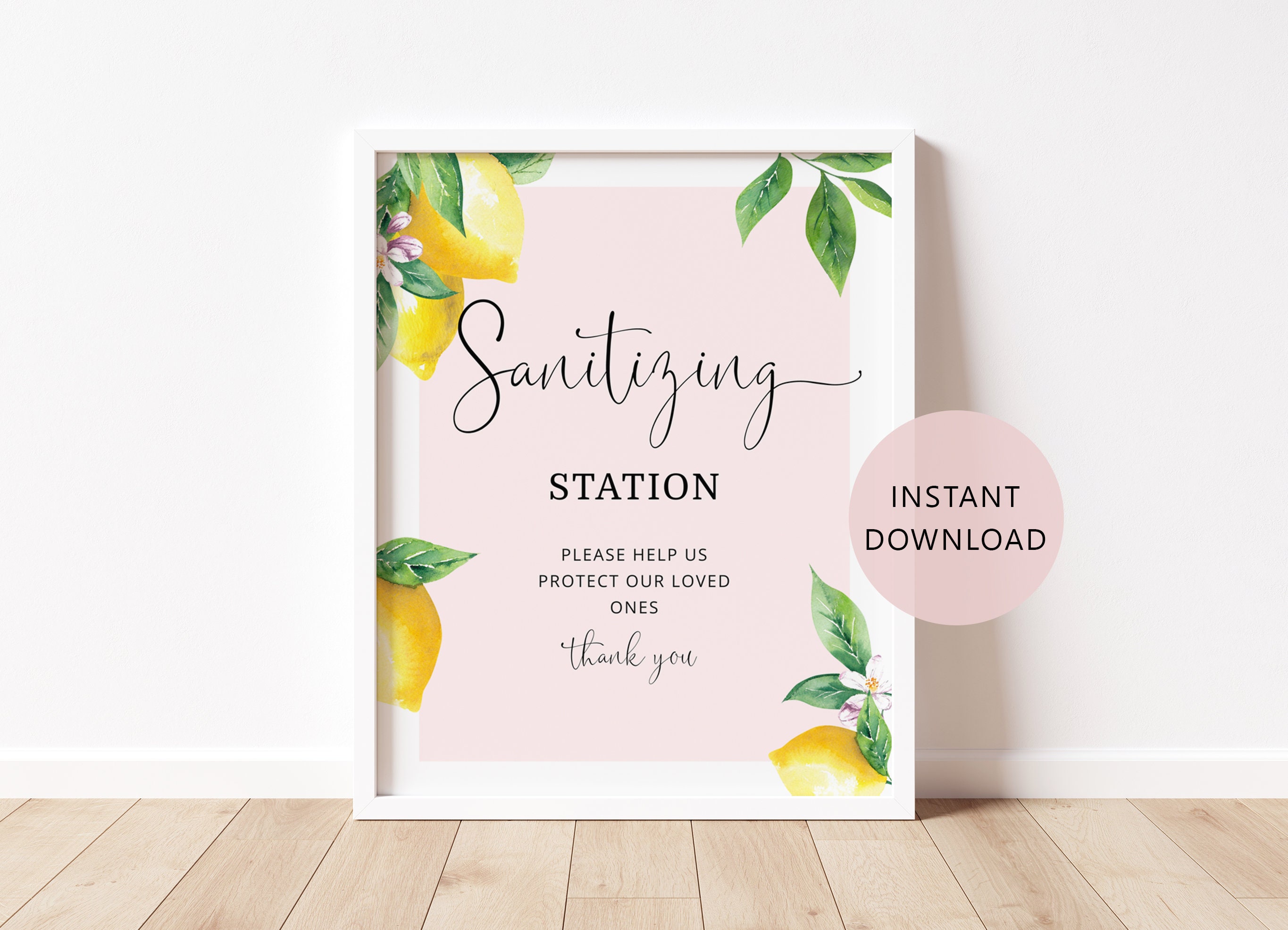 Hand Sanitizer Label Template