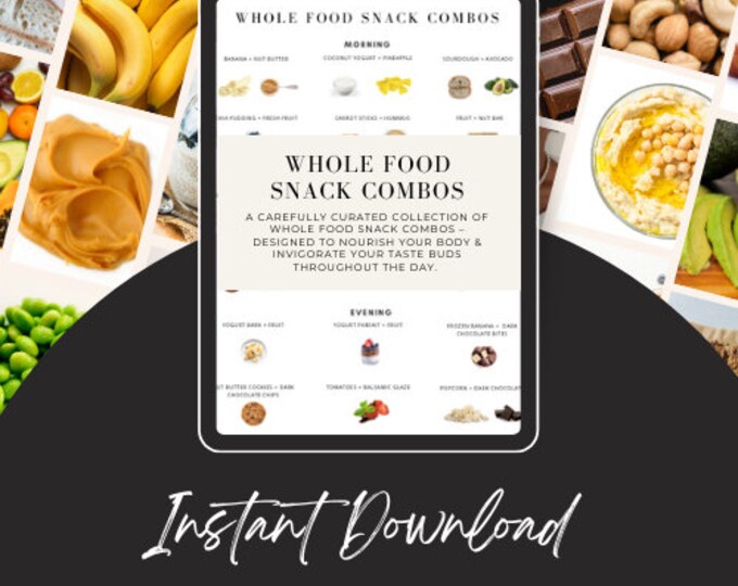 Snack Choice Chart.pdf Healthy Snack Ideas, Easy to Prep Snacks, Snack Recipes - PDF to ...