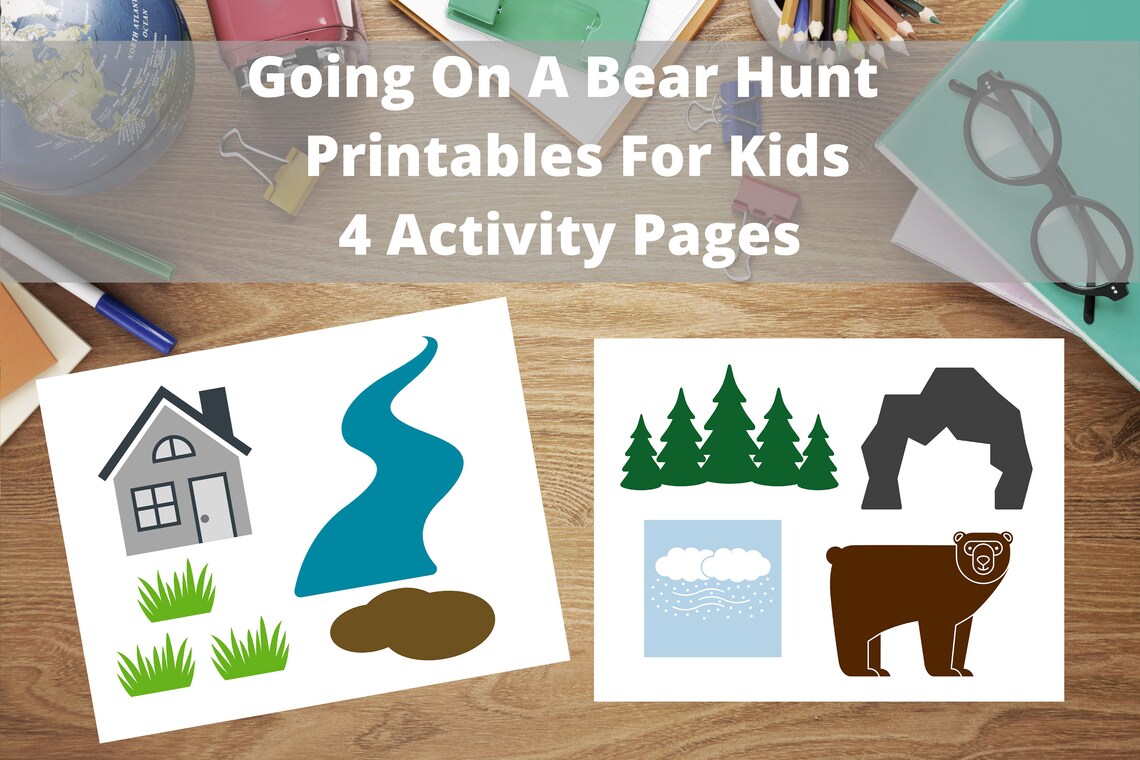 Going on A Bear Hunt Printables for Kids Sequencing Cards Etsy
