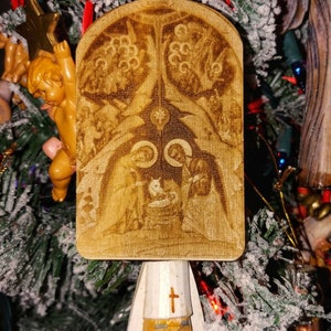 Orthodox Nativity Icon Ornament Christmas Christian Made in the United States