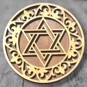 Jewish round keepsake box