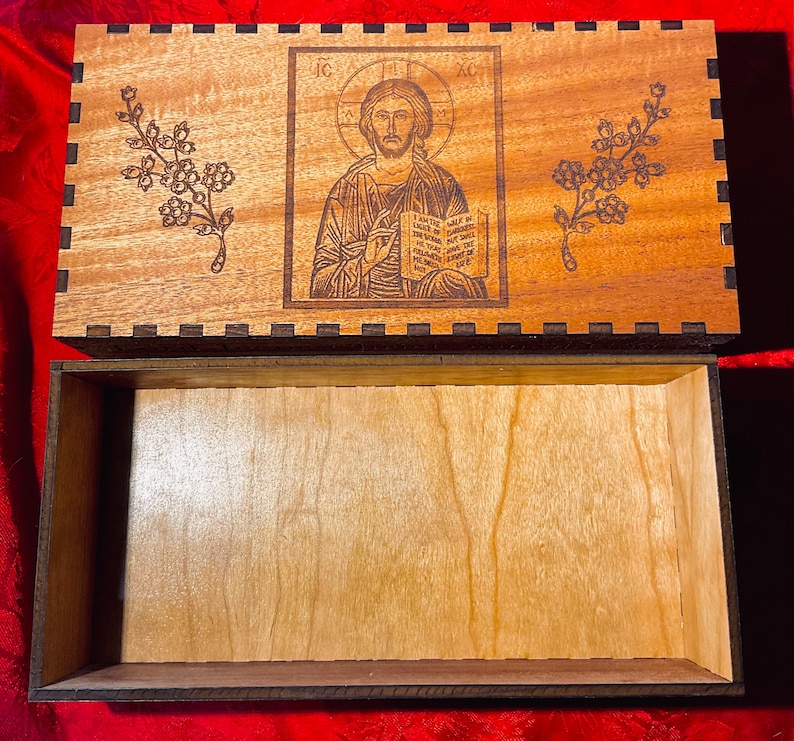 Religous Box Orthodox Christian Wooden Box for Incense, Relics, Religious Items ...