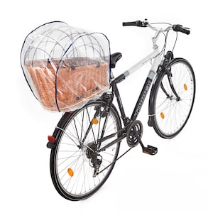Wasserdichte Abdeckung mit Diebstahlschutz für Fahrradkörbe