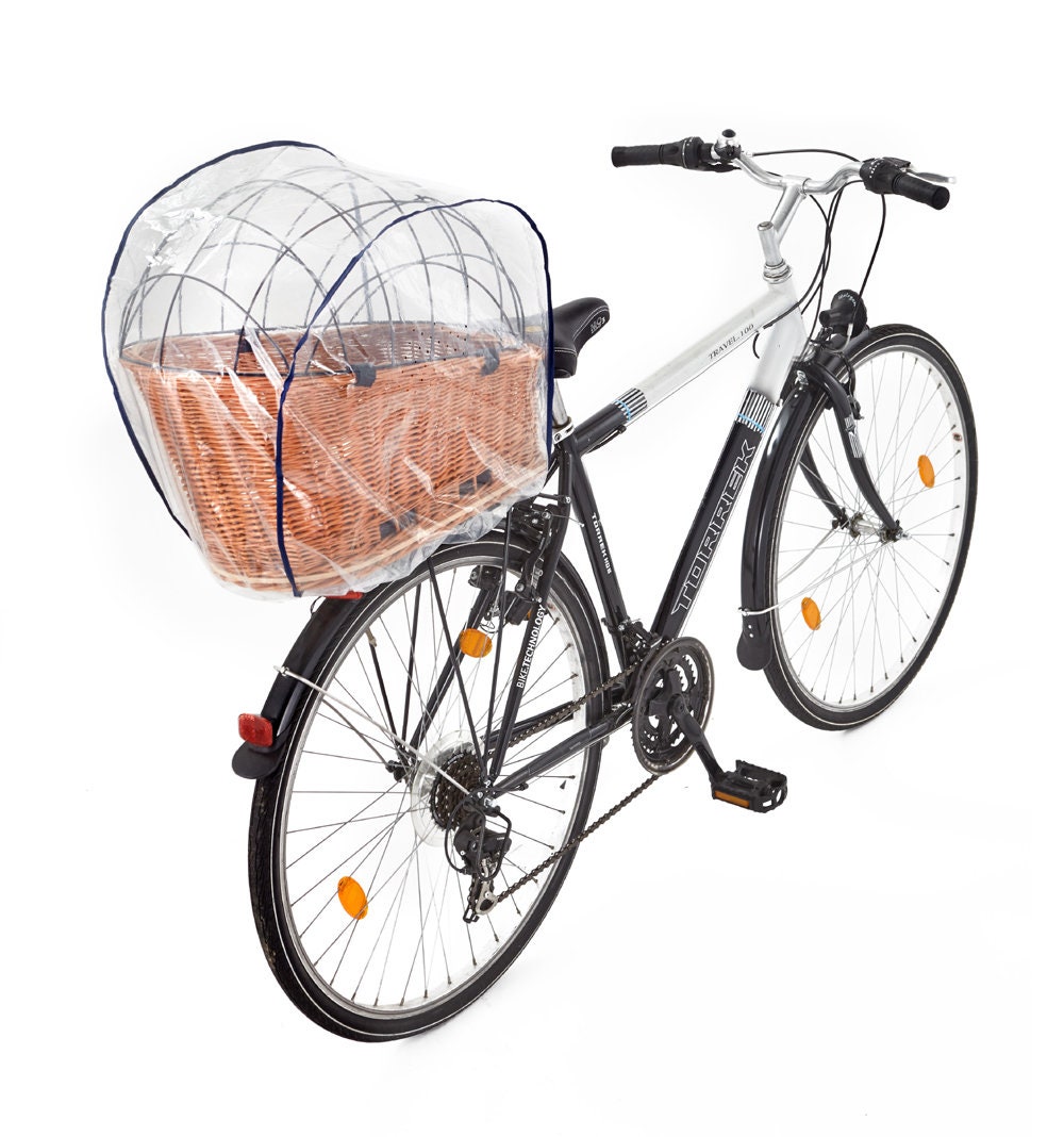 PETSTIBLE Korbabdeckung Fahrradkorb Abdeckung Regenschutz Fahrradkorb  Abdeckung Fahrradkorb Gepäcknetz 30 x 30 cm : : Sonstiges