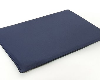 Kissen Stahlblau Eckig 39 x 24 cm für Fahrradkörbe (50)