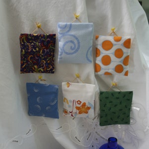 Organic Lavender Sachet: Cotton Removable Cover