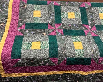 Garden Fountain Quilt Pattern Multiple Sizes Jelly Rolls