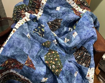 Here Fishy Fishy Quilt Pattern Multiple Sizes PRINTED VERSION