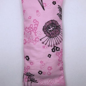 Organic Cotton Lavender Eye Mask: Aromatherapy Warm/Cool Therapy
