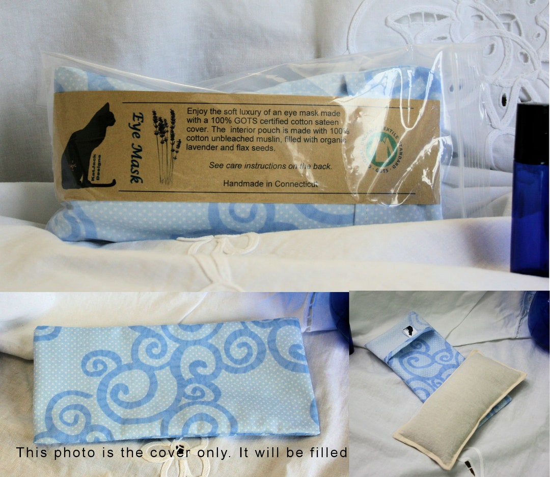 Flax/lavender Eye Mask/yoga Pillow Aromatherapy Warm/cool Therapy