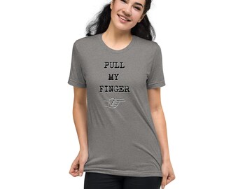 Nörd-T-shirt | Dra i fingret - Sarkastisk humor Unisex kortärmad t-shirt | Nördfödelsedagspresent | Rolig | Smart | Presentbar