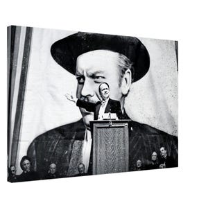 Kane - Kinowe arcydzieło olejne na płótnie - Man Cave Cinema Room Wall Art Canvas