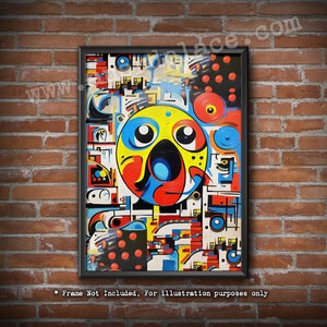 Nerd Wall Art | Pac Man Deconstructed | Video Game Art Print | Wall Art ...
