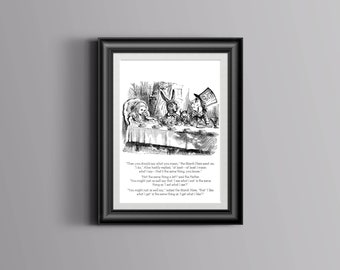 Vintage Alice In Wonderland 3 Art Print for Nursery New Arrival