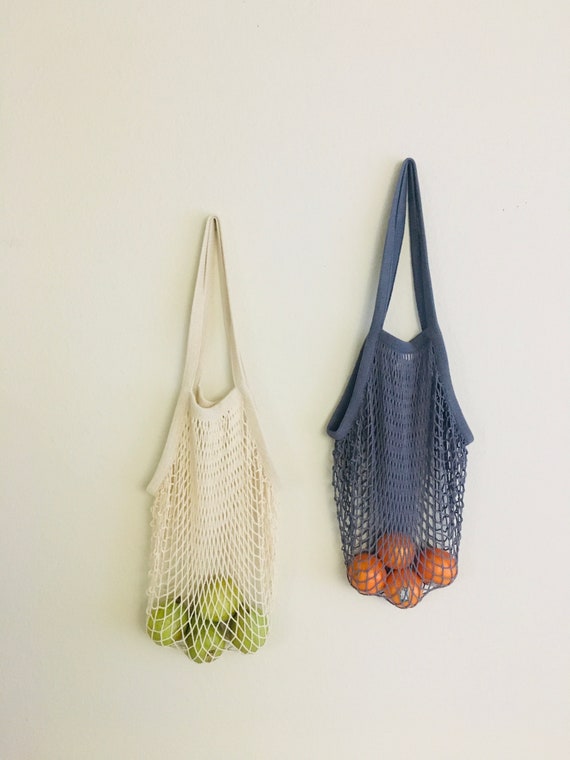 Reusable Net Shopping Bags. Eco Friendly Net Bag. Beach Bag