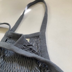 close up look of net bag's shoulder straps