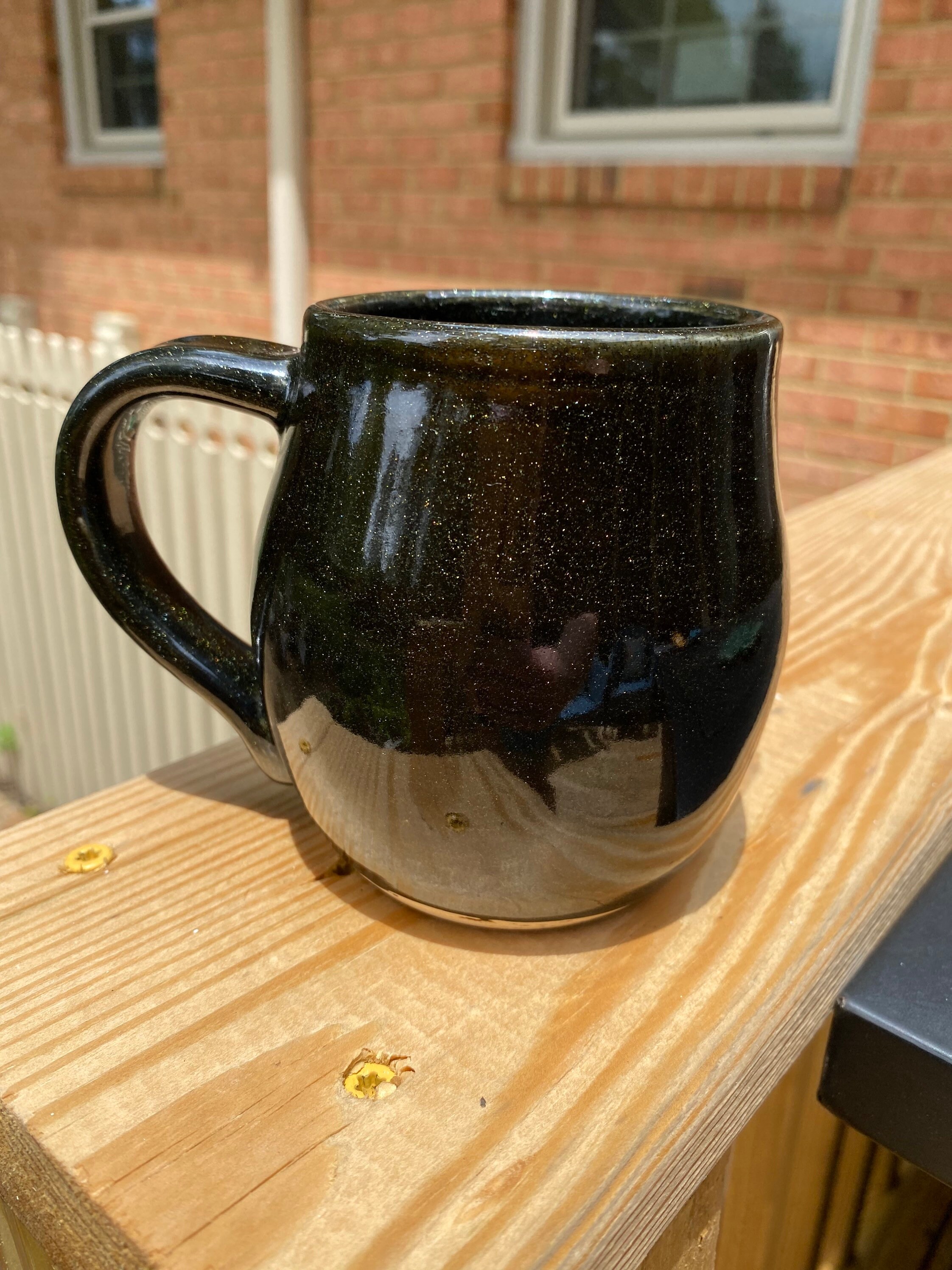 Hand Thrown Sparkle Mug Etsy