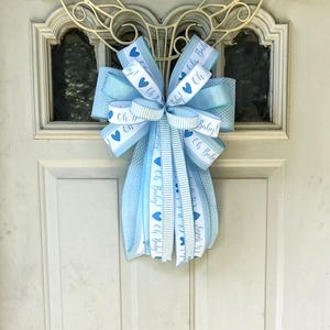 Celebration Door Bow Its A Boy Blue Celebration Door Bow Its A Boy Blue
