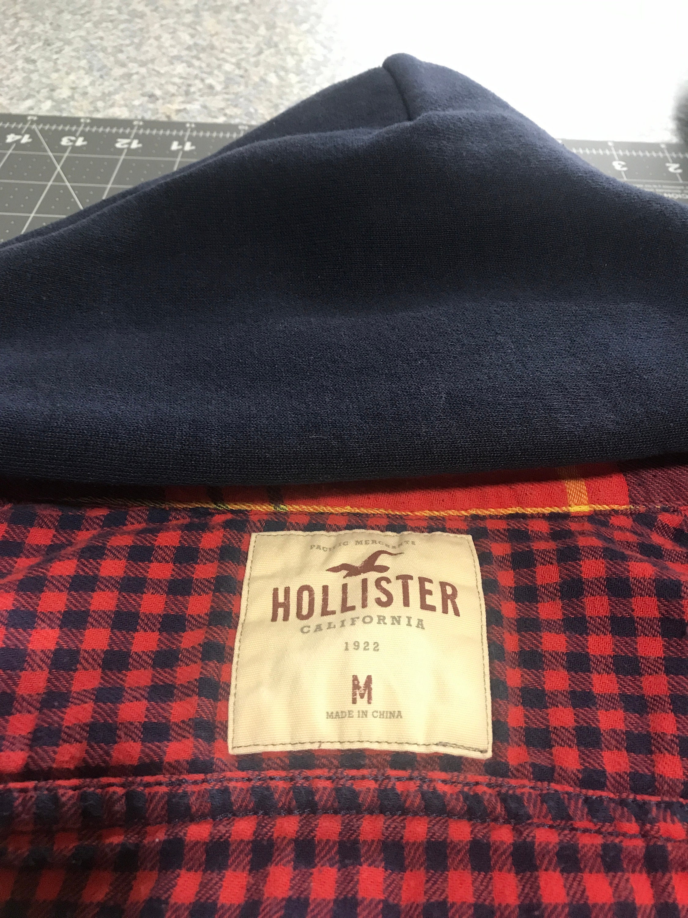 Upcycled Hollister Flannel Women's Upcycled Repurposed - Etsy