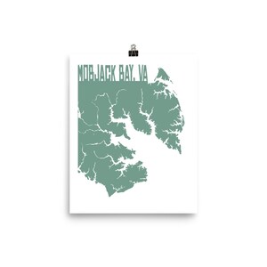 MOBJACK BAY DRUCK, Slack Tide Designs, Mathews, Virginia, Gwynns Island, Mobjack Rowing Association, Map Shirt, Slack Tide