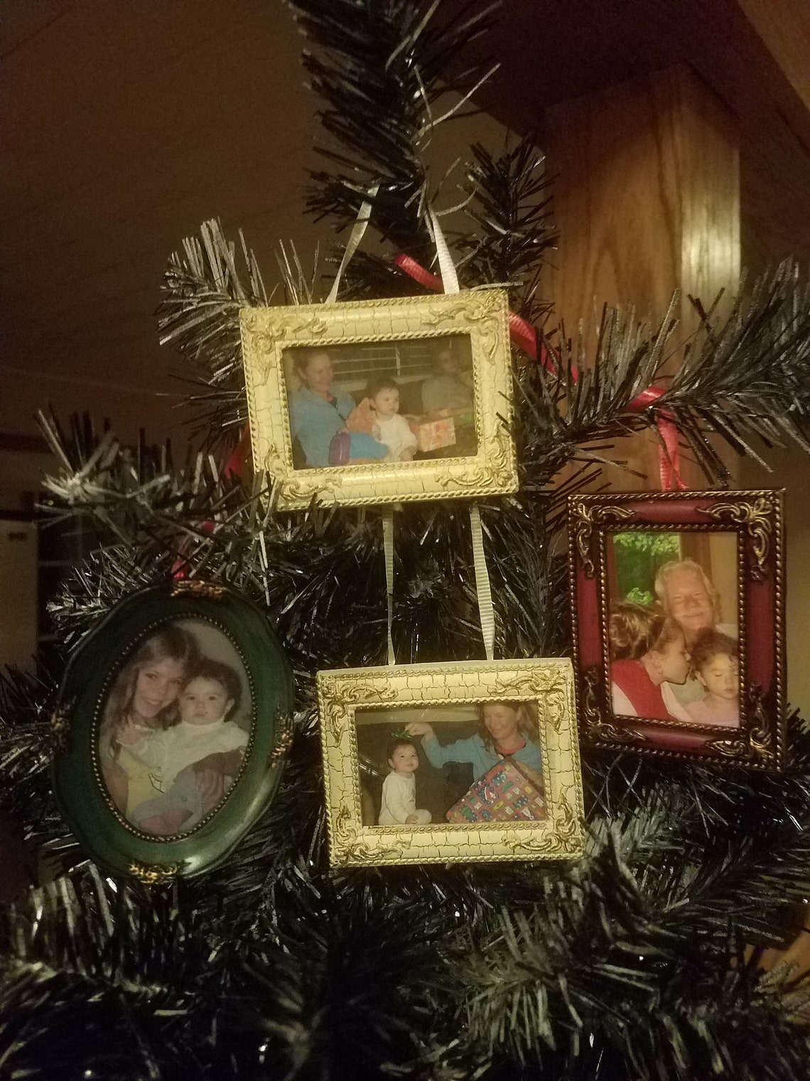 4 Personalized Christmas Tree Ornaments Etsy