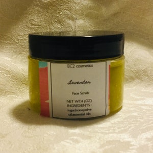 All Natural Honey Sugar Face Scrub