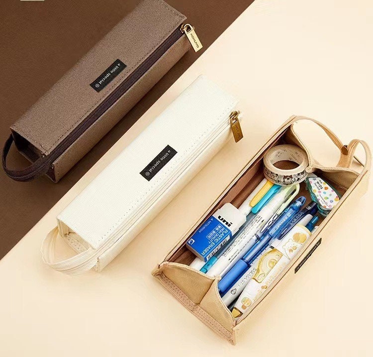 Choco & Vanilla Slim Cute Cool Japanese Small Pencil Case Pouch Pen Holder
