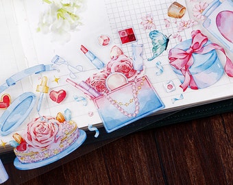 PET-tape met verwijderbare voering | Make-upcollectie, bullet, dagboek, Creative Junk Journal Scrapbooking Cadeaupapier DIY ambacht, art journaling