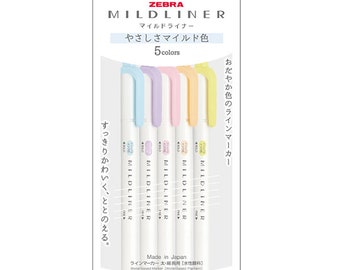 Zebra Mildliner Highlighter 25 Colours Full Colour Set Bullet, Journal,  Notes Taking Markers Drawing Muted Tone Japanese Stationery 