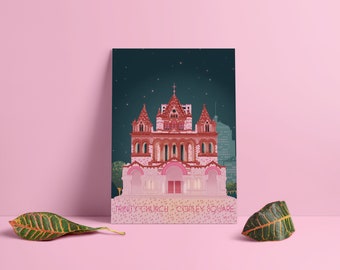 Trinity Church - Copley Square - Boston Illustration - DIGITAL DOWNLOADPoster, Illustration