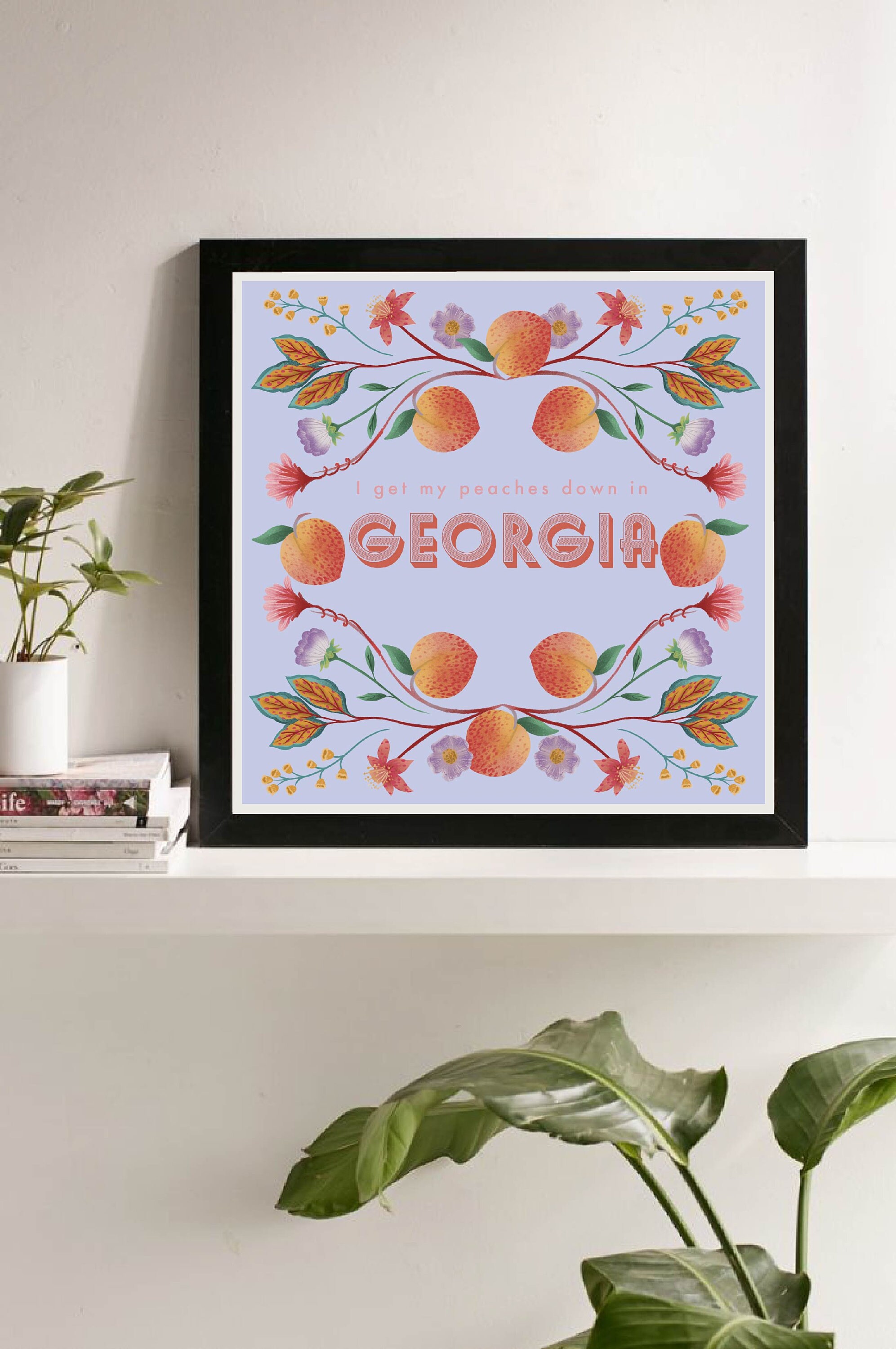 I Get My Peaches Down in Justin Bieber Quote Print Etsy UK