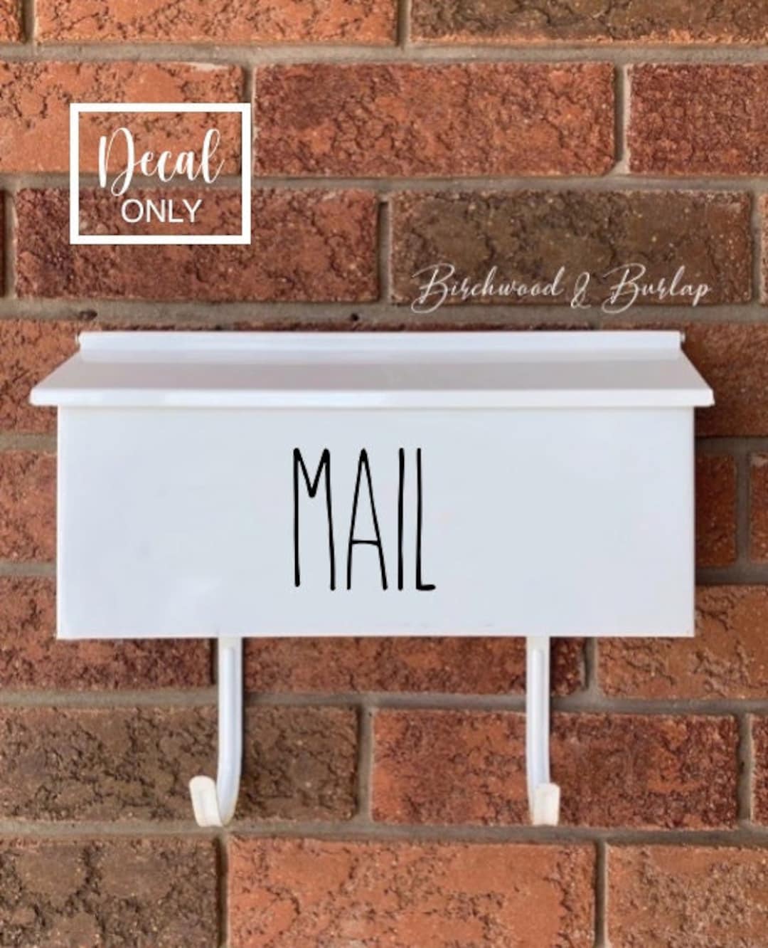 Mailbox Vinyl Decal Mail Decal Post Box Label Vinyl Decal Etsy